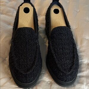Rothy's Black Tweed Loafers